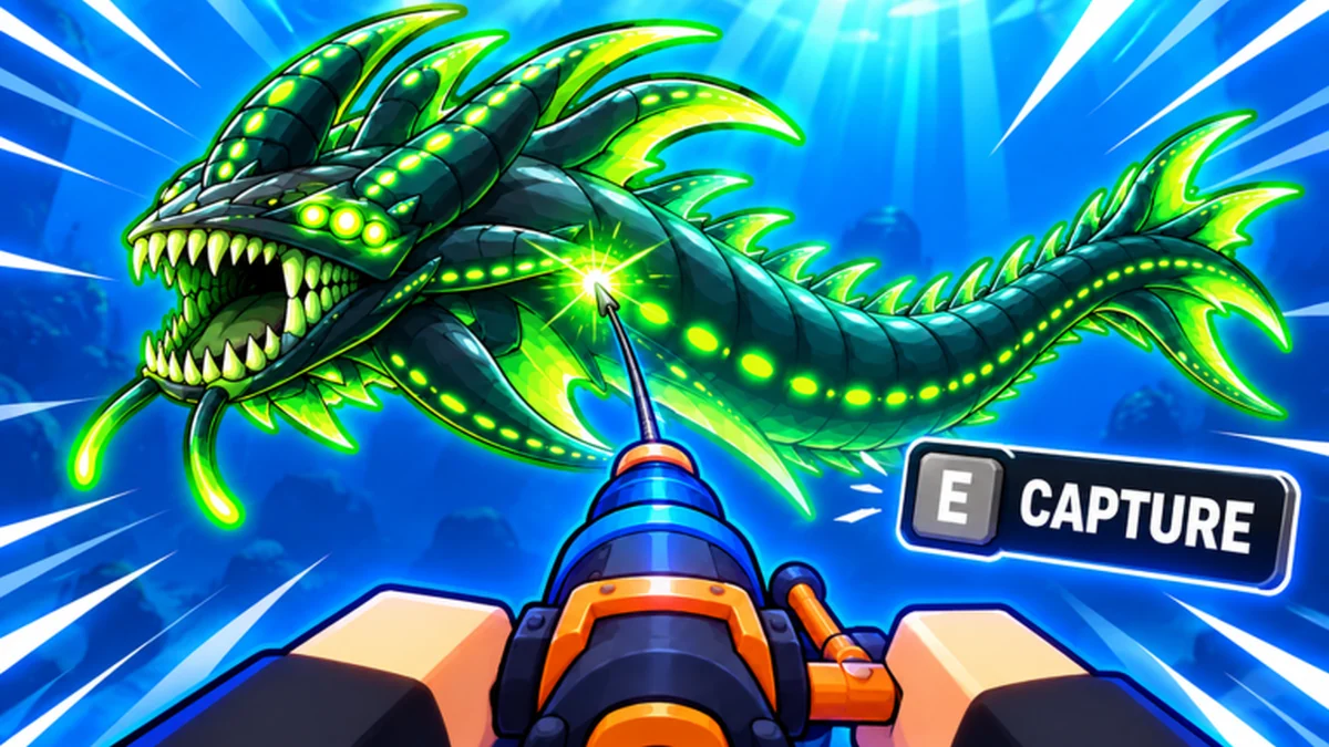 Official Harpoon a Fish sea-monster artwork